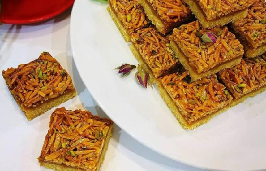 طرز تهیه شیرینی ملکه بادام (بادوم) خوشمزه اما ساده