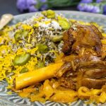 طرز تهیه باقالی پلو با ماهیچه به سبک سنتی