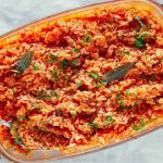 طرز تهیه دمی گوجه با سیب زمینی (گوجه پلو)