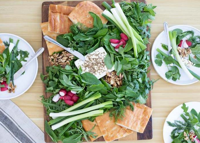 سبزی خوردن تازه