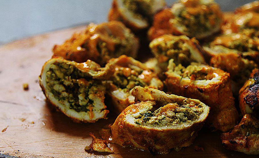 طرز تهیه کباب مرغ مغزدار به روش مجلسی