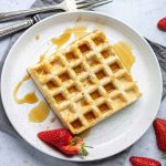 طرز تهیه وافل گندم بدون تخم مرغ، ترد و خوشمزه