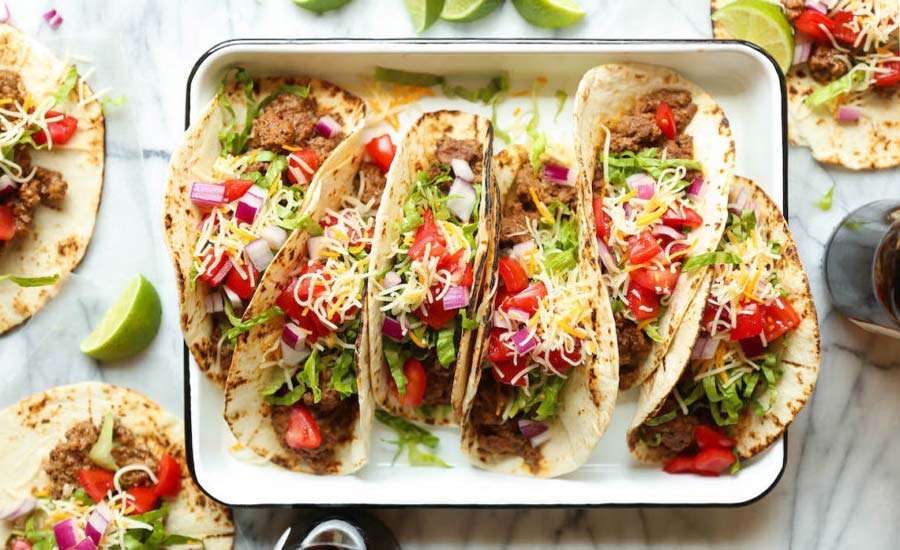 طرز تهیه تاکو گوشت به روش مکزیکی بسیار خوشمزه