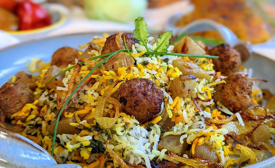 طرز تهیه کلم پلو شیرازی، برنج و کلم خوشمزه ی ایرانی