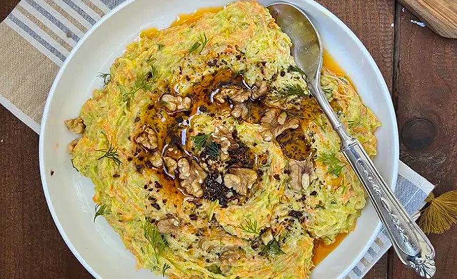 طرز تهیه تاراتور کدو و هویج سالم و خوشمزه