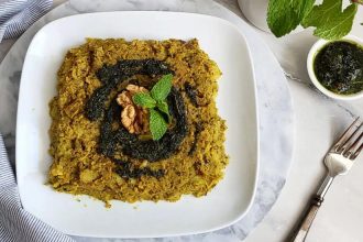 طرز تهیه کشک سیب کرمانی، یک پیش غذای جذاب و خوشمزه